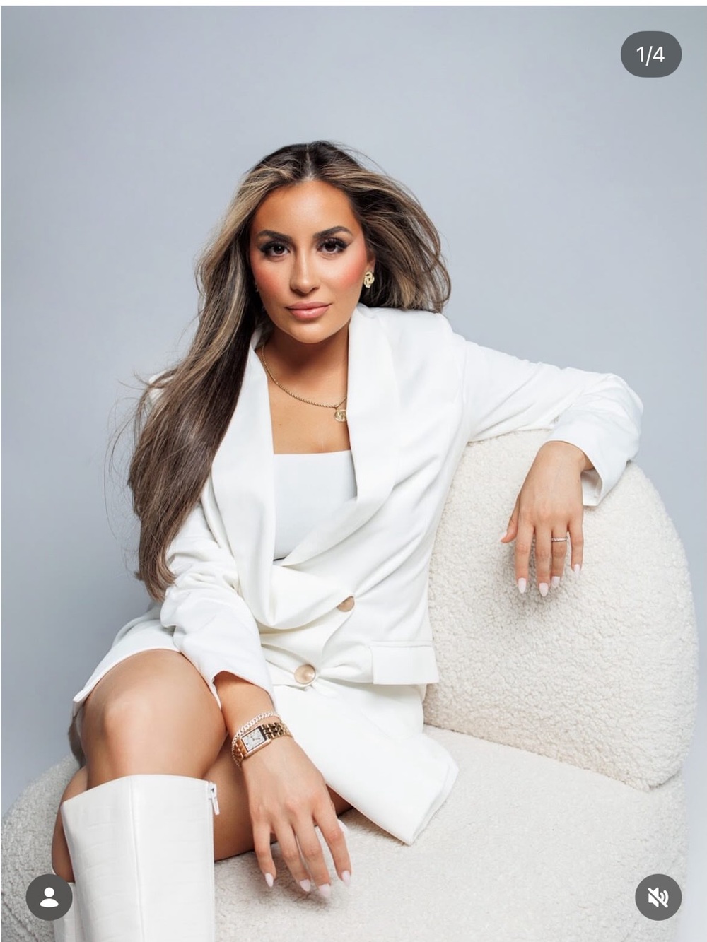 Women's White Blazer Dress